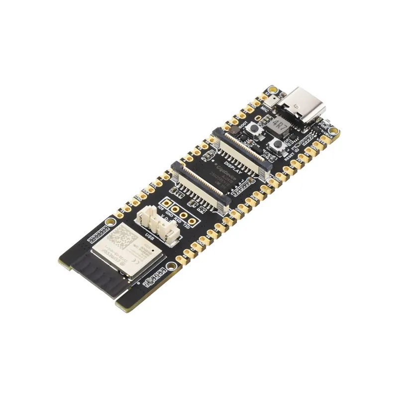 The Waveshare ESP32-P4-WIFI6. The PoE board without its wired half - WiFi is the only way in.