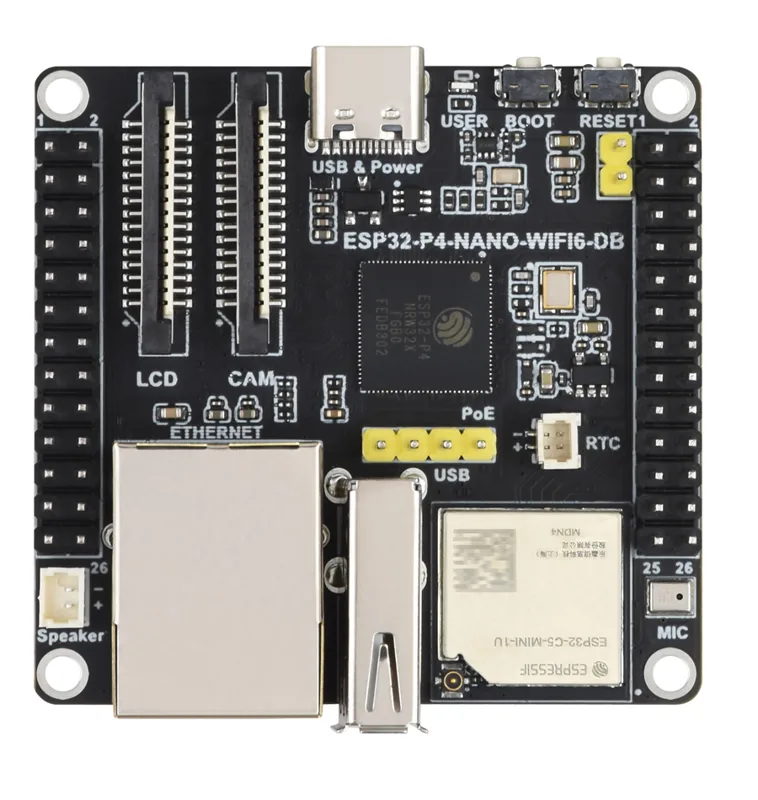 Waveshare ESP32-P4-NANO-WIFI6-DB board
